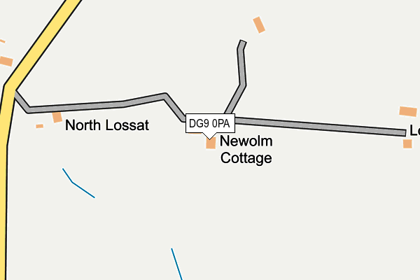DG9 0PA map - OS OpenMap – Local (Ordnance Survey) DG9 0PA map - OS OpenMap – Local (Ordnance Survey)