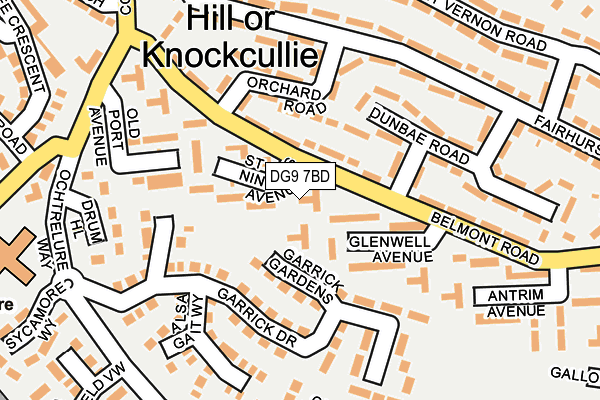 DG9 7BD map - OS OpenMap – Local (Ordnance Survey) DG9 7BD map - OS OpenMap – Local (Ordnance Survey)