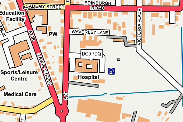 DG9 7DQ map - OS OpenMap – Local (Ordnance Survey) DG9 7DQ map - OS OpenMap – Local (Ordnance Survey)