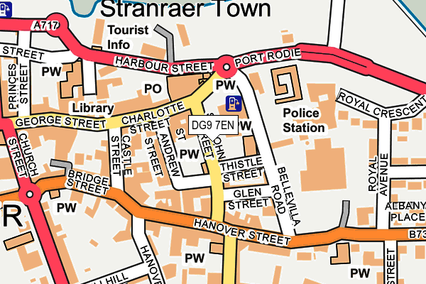 DG9 7EN map - OS OpenMap – Local (Ordnance Survey)