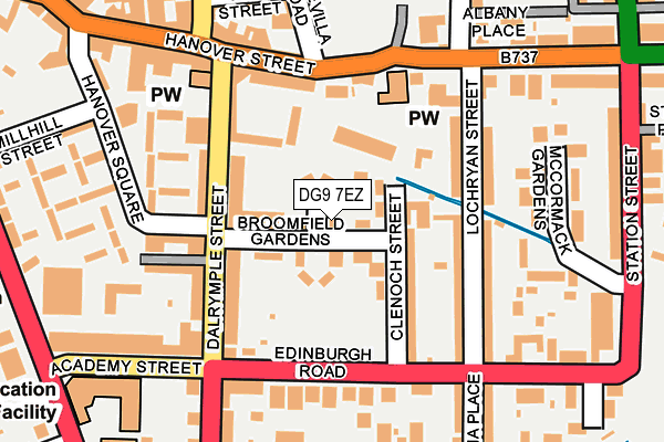 DG9 7EZ map - OS OpenMap – Local (Ordnance Survey) DG9 7EZ map - OS OpenMap – Local (Ordnance Survey)