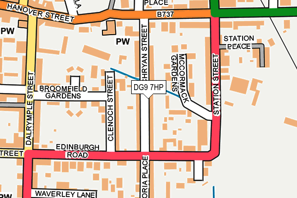 DG9 7HP map - OS OpenMap – Local (Ordnance Survey) DG9 7HP map - OS OpenMap – Local (Ordnance Survey)
