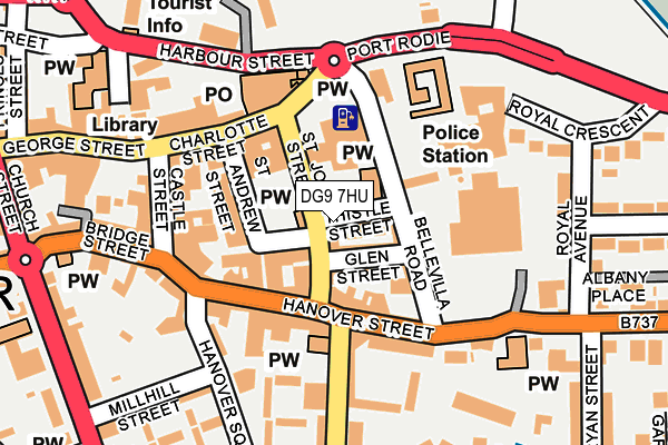 DG9 7HU map - OS OpenMap – Local (Ordnance Survey) DG9 7HU map - OS OpenMap – Local (Ordnance Survey)