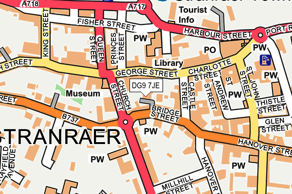 DG9 7JE map - OS OpenMap – Local (Ordnance Survey) DG9 7JE map - OS OpenMap – Local (Ordnance Survey)