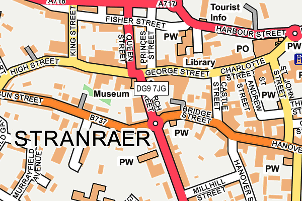 DG9 7JG map - OS OpenMap – Local (Ordnance Survey) DG9 7JG map - OS OpenMap – Local (Ordnance Survey)