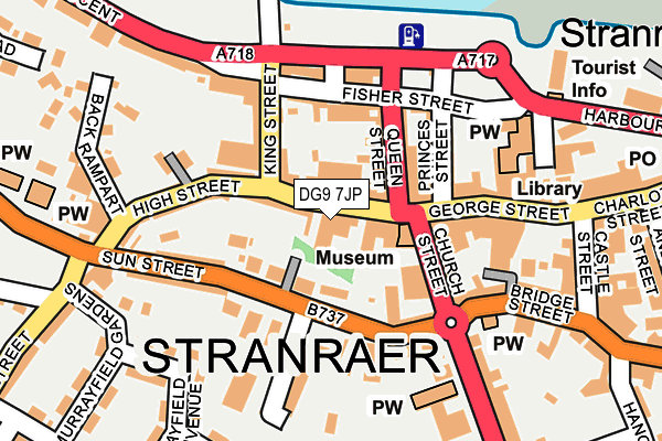 DG9 7JP map - OS OpenMap – Local (Ordnance Survey) DG9 7JP map - OS OpenMap – Local (Ordnance Survey)