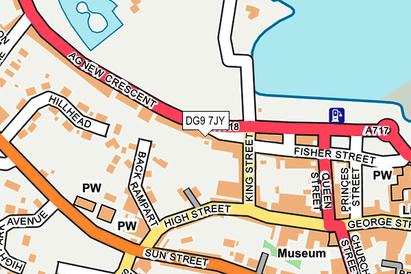 DG9 7JY map - OS OpenMap – Local (Ordnance Survey) DG9 7JY map - OS OpenMap – Local (Ordnance Survey)