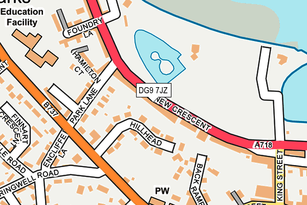 DG9 7JZ map - OS OpenMap – Local (Ordnance Survey) DG9 7JZ map - OS OpenMap – Local (Ordnance Survey)