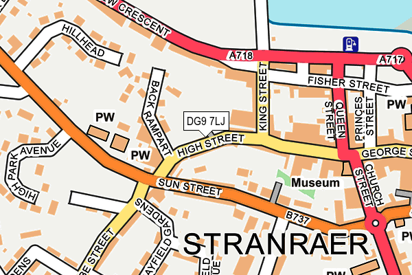 DG9 7LJ map - OS OpenMap – Local (Ordnance Survey) DG9 7LJ map - OS OpenMap – Local (Ordnance Survey)