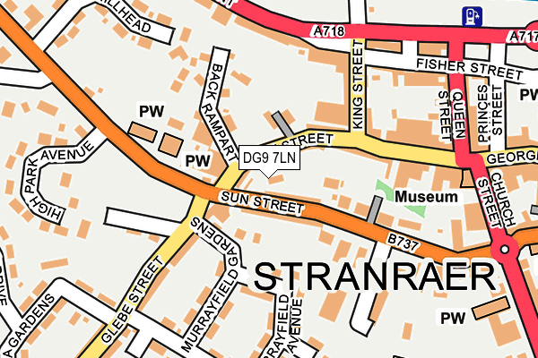 DG9 7LN map - OS OpenMap – Local (Ordnance Survey) DG9 7LN map - OS OpenMap – Local (Ordnance Survey)