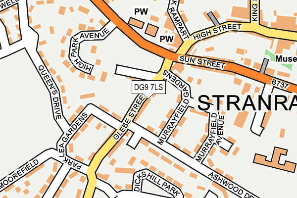 DG9 7LS map - OS OpenMap – Local (Ordnance Survey) DG9 7LS map - OS OpenMap – Local (Ordnance Survey)