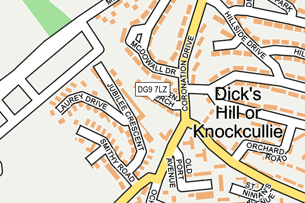 DG9 7LZ map - OS OpenMap – Local (Ordnance Survey) DG9 7LZ map - OS OpenMap – Local (Ordnance Survey)