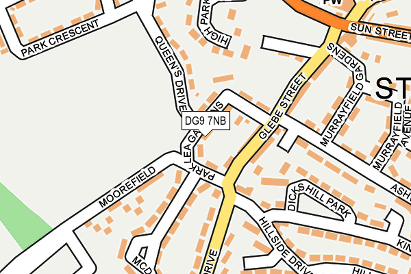 DG9 7NB map - OS OpenMap – Local (Ordnance Survey) DG9 7NB map - OS OpenMap – Local (Ordnance Survey)