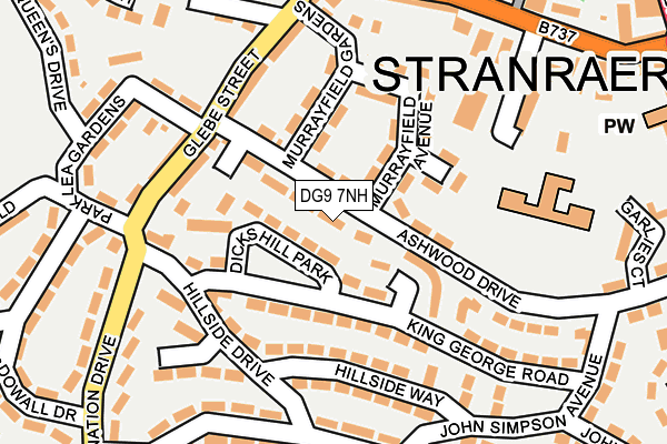 DG9 7NH map - OS OpenMap – Local (Ordnance Survey) DG9 7NH map - OS OpenMap – Local (Ordnance Survey)