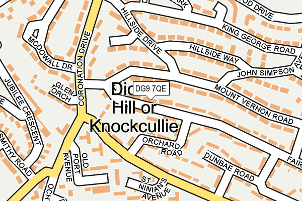 DG9 7QE map - OS OpenMap – Local (Ordnance Survey) DG9 7QE map - OS OpenMap – Local (Ordnance Survey)