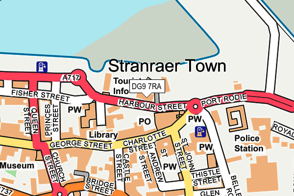 DG9 7RA map - OS OpenMap – Local (Ordnance Survey) DG9 7RA map - OS OpenMap – Local (Ordnance Survey)