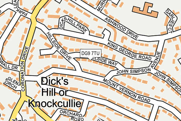 DG9 7TU map - OS OpenMap – Local (Ordnance Survey)