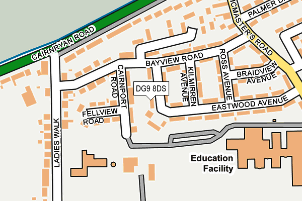 DG9 8DS map - OS OpenMap – Local (Ordnance Survey) DG9 8DS map - OS OpenMap – Local (Ordnance Survey)