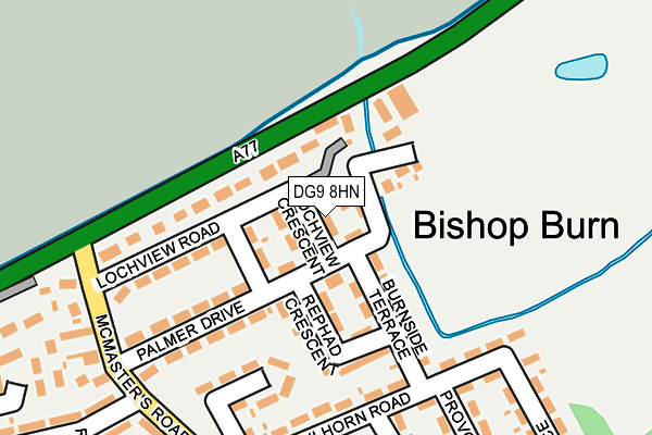 DG9 8HN map - OS OpenMap – Local (Ordnance Survey) DG9 8HN map - OS OpenMap – Local (Ordnance Survey)