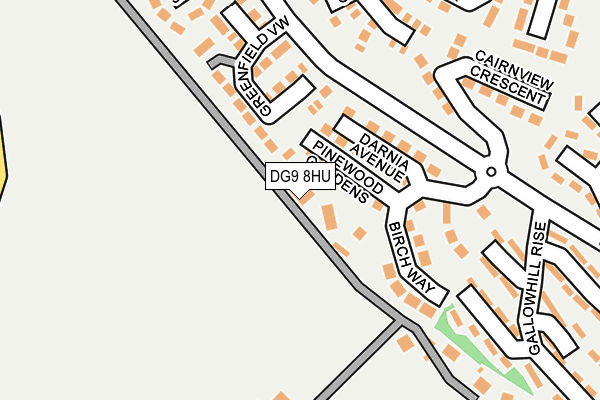 DG9 8HU map - OS OpenMap – Local (Ordnance Survey) DG9 8HU map - OS OpenMap – Local (Ordnance Survey)