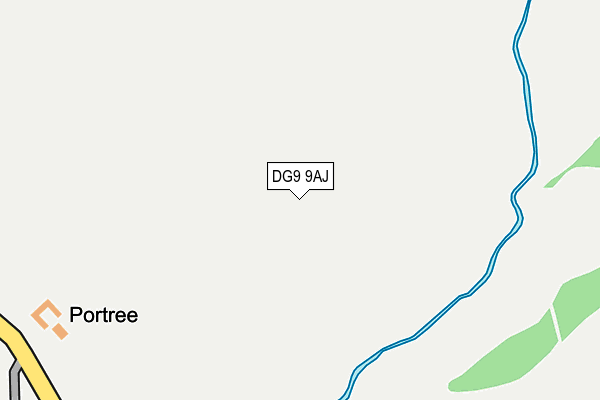 DG9 9AJ map - OS OpenMap – Local (Ordnance Survey)