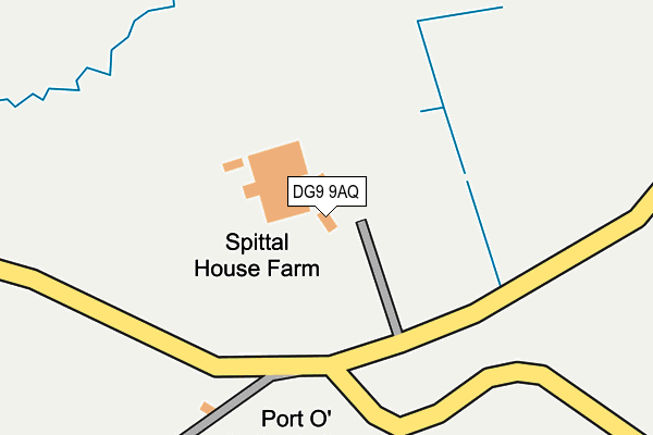 DG9 9AQ map - OS OpenMap – Local (Ordnance Survey)