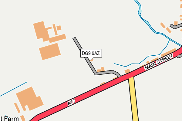 DG9 9AZ map - OS OpenMap – Local (Ordnance Survey) DG9 9AZ map - OS OpenMap – Local (Ordnance Survey)