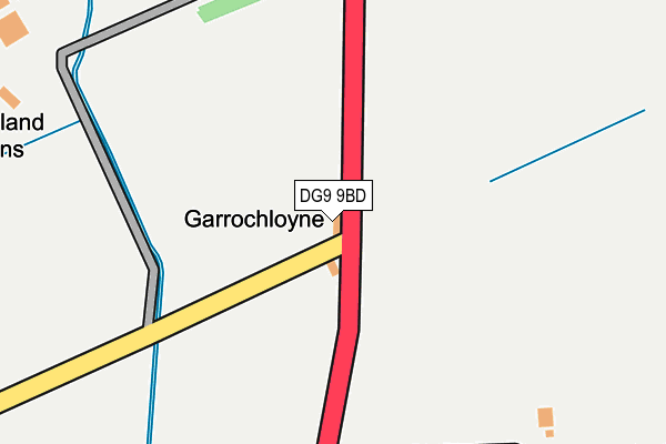 DG9 9BD map - OS OpenMap – Local (Ordnance Survey) DG9 9BD map - OS OpenMap – Local (Ordnance Survey)
