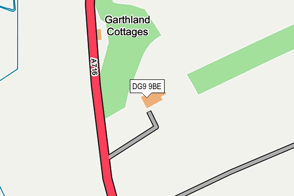 DG9 9BE map - OS OpenMap – Local (Ordnance Survey) DG9 9BE map - OS OpenMap – Local (Ordnance Survey)