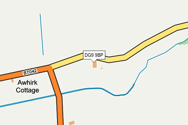 DG9 9BP map - OS OpenMap – Local (Ordnance Survey) DG9 9BP map - OS OpenMap – Local (Ordnance Survey)
