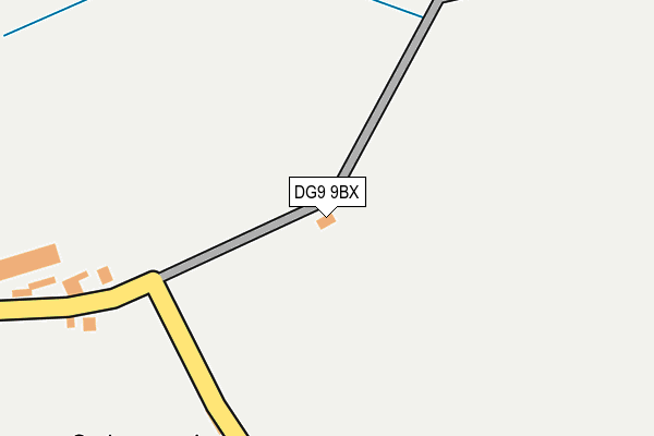 DG9 9BX map - OS OpenMap – Local (Ordnance Survey) DG9 9BX map - OS OpenMap – Local (Ordnance Survey)