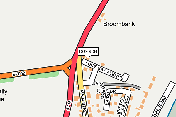 DG9 9DB map - OS OpenMap – Local (Ordnance Survey) DG9 9DB map - OS OpenMap – Local (Ordnance Survey)