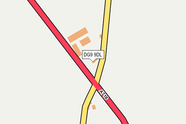 DG9 9DL map - OS OpenMap – Local (Ordnance Survey) DG9 9DL map - OS OpenMap – Local (Ordnance Survey)