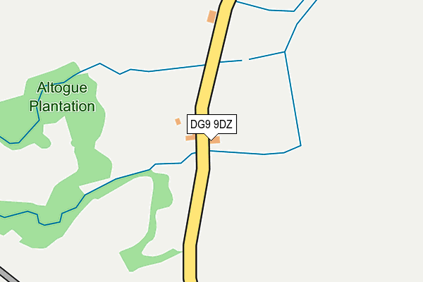 DG9 9DZ map - OS OpenMap – Local (Ordnance Survey) DG9 9DZ map - OS OpenMap – Local (Ordnance Survey)