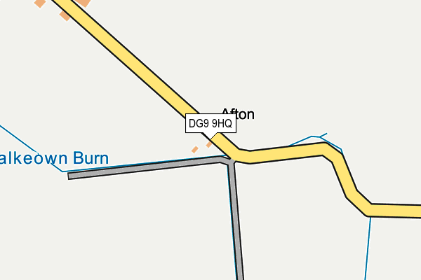 DG9 9HQ map - OS OpenMap – Local (Ordnance Survey) DG9 9HQ map - OS OpenMap – Local (Ordnance Survey)