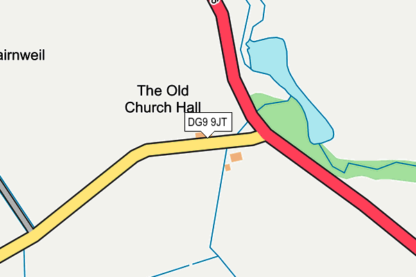 DG9 9JT map - OS OpenMap – Local (Ordnance Survey) DG9 9JT map - OS OpenMap – Local (Ordnance Survey)