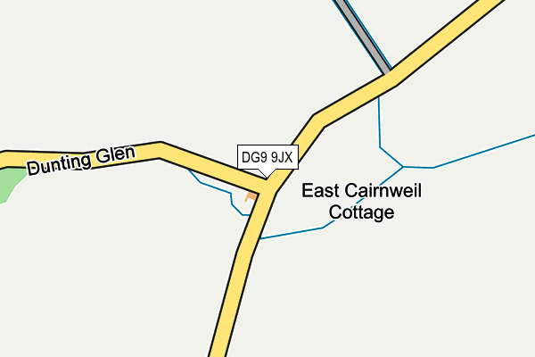 DG9 9JX map - OS OpenMap – Local (Ordnance Survey) DG9 9JX map - OS OpenMap – Local (Ordnance Survey)