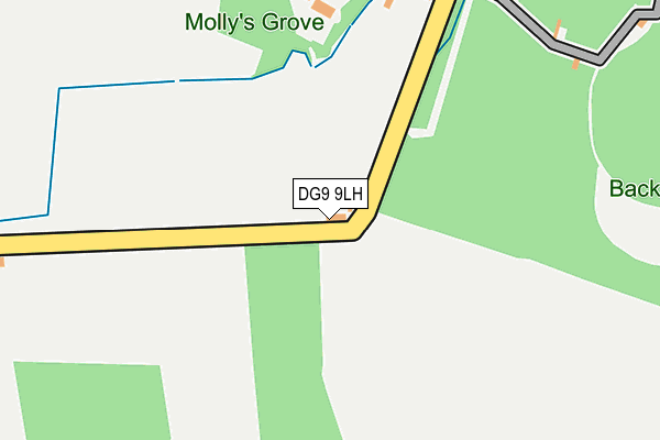 DG9 9LH map - OS OpenMap – Local (Ordnance Survey) DG9 9LH map - OS OpenMap – Local (Ordnance Survey)