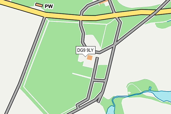 DG9 9LY map - OS OpenMap – Local (Ordnance Survey) DG9 9LY map - OS OpenMap – Local (Ordnance Survey)