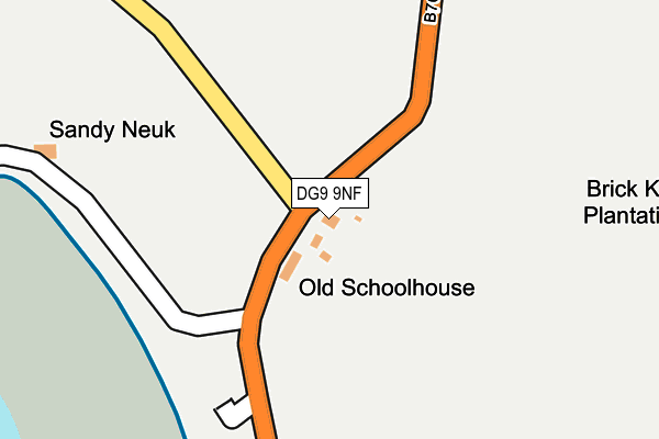 DG9 9NF map - OS OpenMap – Local (Ordnance Survey) DG9 9NF map - OS OpenMap – Local (Ordnance Survey)