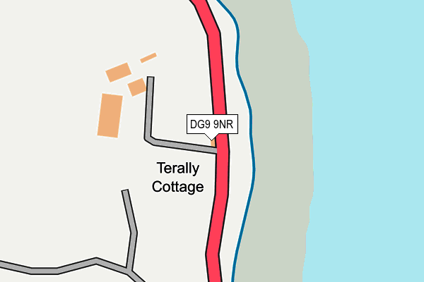 DG9 9NR map - OS OpenMap – Local (Ordnance Survey) DG9 9NR map - OS OpenMap – Local (Ordnance Survey)