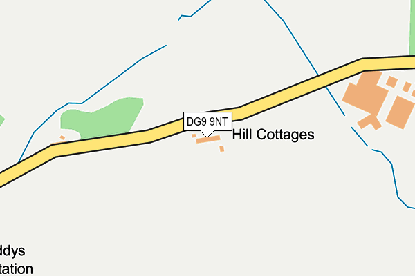 DG9 9NT map - OS OpenMap – Local (Ordnance Survey) DG9 9NT map - OS OpenMap – Local (Ordnance Survey)