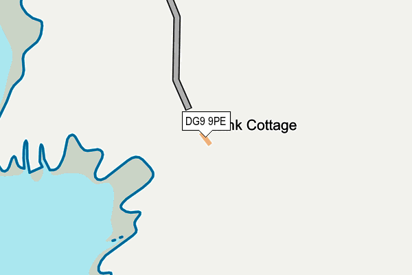DG9 9PE map - OS OpenMap – Local (Ordnance Survey) DG9 9PE map - OS OpenMap – Local (Ordnance Survey)