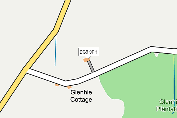 DG9 9PH map - OS OpenMap – Local (Ordnance Survey) DG9 9PH map - OS OpenMap – Local (Ordnance Survey)