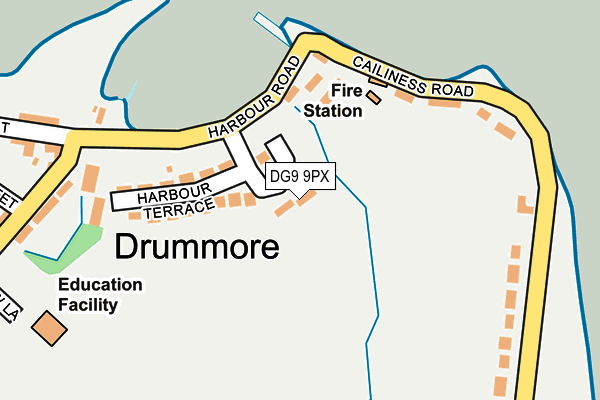 DG9 9PX map - OS OpenMap – Local (Ordnance Survey) DG9 9PX map - OS OpenMap – Local (Ordnance Survey)