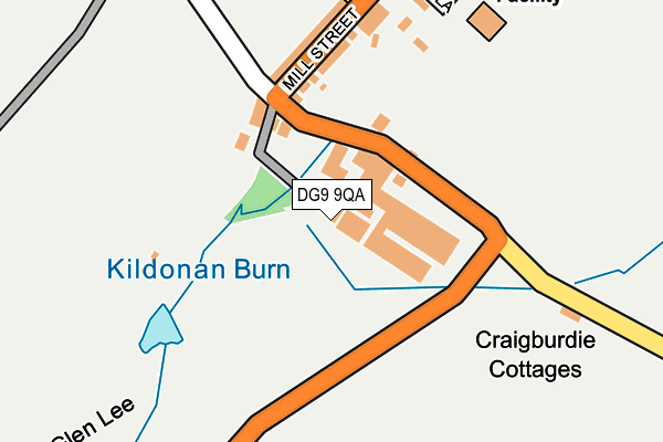 DG9 9QA map - OS OpenMap – Local (Ordnance Survey) DG9 9QA map - OS OpenMap – Local (Ordnance Survey)