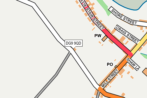 DG9 9QD map - OS OpenMap – Local (Ordnance Survey) DG9 9QD map - OS OpenMap – Local (Ordnance Survey)