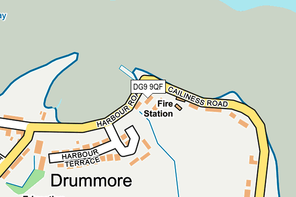 DG9 9QF map - OS OpenMap – Local (Ordnance Survey)