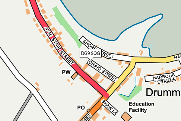 DG9 9QG map - OS OpenMap – Local (Ordnance Survey) DG9 9QG map - OS OpenMap – Local (Ordnance Survey)