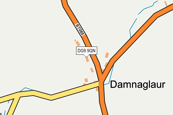 DG9 9QN map - OS OpenMap – Local (Ordnance Survey)